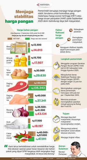 INFOGRAFIS: Menjaga Stabilitas Harga Pangan