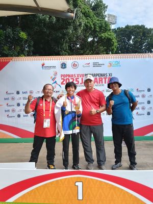 Rifki Raih Emas Perdana Jambi di Peparpenas 