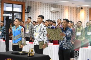 Polda Jambi Gelar Penandatanganan Fakta Integritas Penerimaan Bintara Brimob