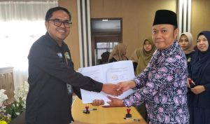 Peningkatan Mutu Layanan, UBR dan UIN STS Jambi Tandatangani Perjanjian Kerjasama Perpustakaan
