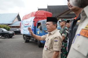 Bantuan Kemanusian dari Jambi ke Tiga Provinsi Terdampak Bencana Resmi Dilepas 