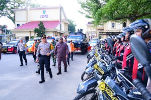Polda Jambi Gelar Apel Ops Lilin Pengamanan Nataru 2025