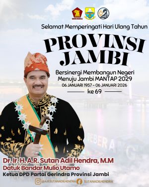 Refleksi, Harapan, dan Doa SAH di HUT ke-69 Provinsi Jambi