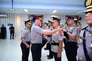 Kapolda Pimpin Sertijab Sejumlah PJU Polda Jambi