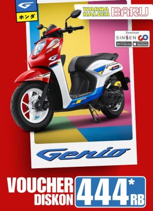 Kalcer Look, Kalcer Promo! Honda Genio Tampil Fresh dengan Voucher Potongan Rp444 Ribu, Gas Beli Sek