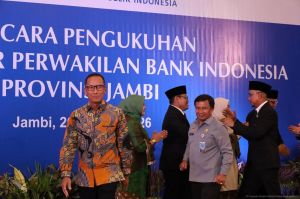 Kakanwil Kemenkum Jambi Hadiri Pengukuhan Kepala BI