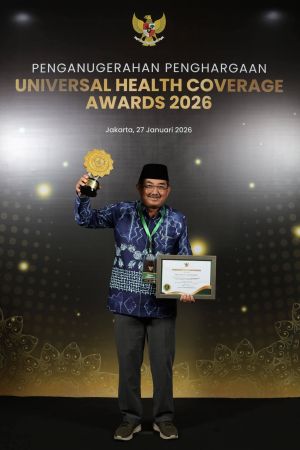 Bupati Anwar Sadat Terima UHC Awards 2026, Bukti Komitmen Kesehatan Daerah Diakui Nasional