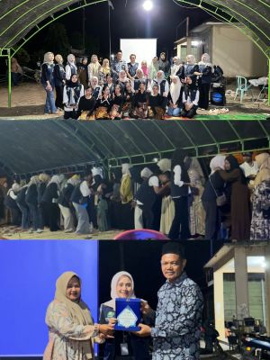 Penuh Haru, Kades Ramin Lepas Mahasiswa KKN UBR Jambi : Kalian Telah Memberi Warna Baru