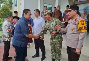 Danrem 042/Gapu Sambut Kedatangan Kunker Komisi II DPR RI ke Jambi