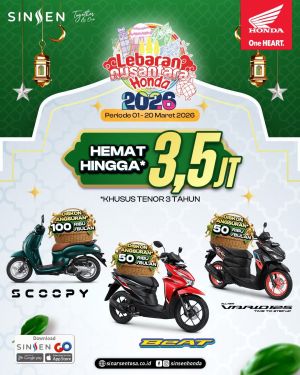 Honda Jambi Hadirkan Promo Lebaran Nusantara 2026 Hemat hingga Rp3,5 Juta, Saatnya Bawa Pulang Motor