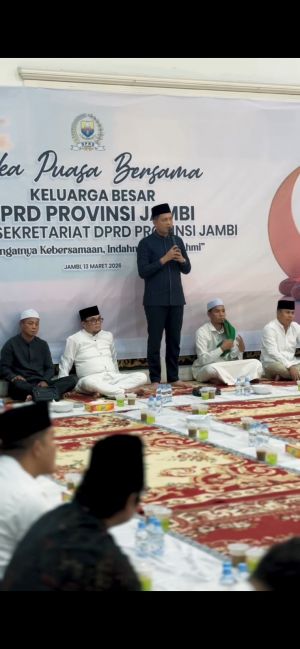 Buka Puasa Bersama DPRD Jambi, Hafiz Fattah Ajak Pererat Silaturahmi Jelang Idul Fitri