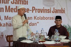 Gubernur Al Haris Minta Kolaborasi Pemprov dengan Insan Pers Ditingkatkan dalam Membangun Jambi