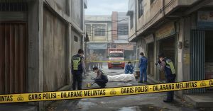 Pria Tanpa Identitas Ditemukan Tewas Bersimbah Darah di Kawasan Sungai Asam Jambi