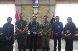 Bangun Sinergi Strategis, Danrem 042/Gapu Terima Pimpinan BRI Cabang Jambi