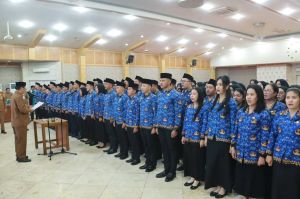 Wabup Katamso Pimpin Sumpah PNS dan Serahkan SK CPNS 2024