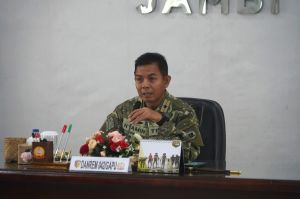 Korem 042/Gapu Rakor Antisipasi Karhutla