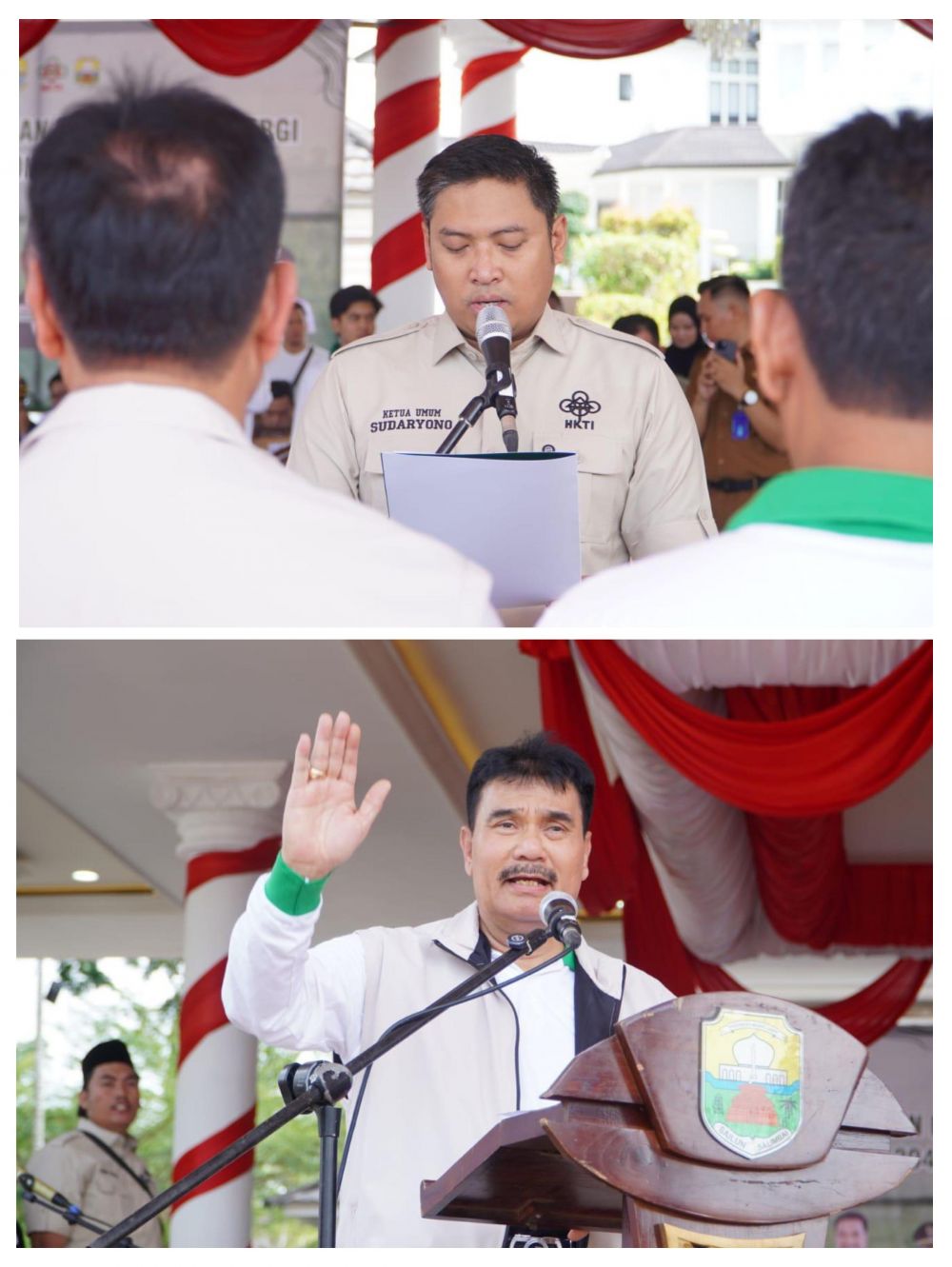 Pelantikan HKTI Jambi, Wamentan Sudaryono Ceritakan Kedekatan Sutan Adil Hendra dengan Presiden Prab