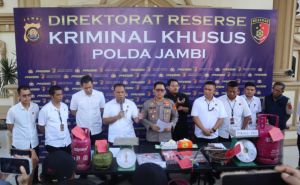 Polda Jambi Bongkar Penyalahgunaan Gas LPG di Pematang Gajah, Tiga Orang Diamankan