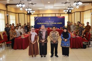 Kanwil Kemenkum Jambi Pertajam Penyusunan Propemperda dan Naskah Akademik 2026