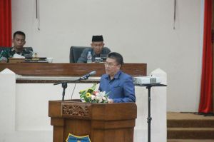 Rapat Paripurna Keempat DPRD Tanjab Barat Sampaikan Rekomendasi Strategis