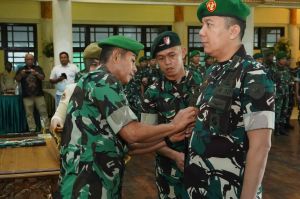 Danrem 042/Gapu Pimpin Penyerahan Jabatan Kasrem dan Sertijab Kasipers