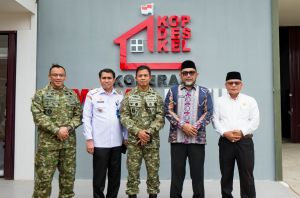 Danrem 042/Gapu Ikuti Vicon Peresmian 1.061 Koperasi Merah Putih oleh Presiden RI