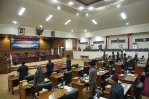 Rapat Paripurna Suara Fraksi DPRD Tanjabbar Atas Usulan Ranperda Mendapat Respon Positif
