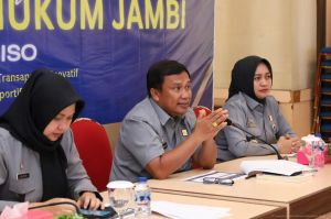 Perkuat Capaian RB dan SAKIP, Kanwil Kemenkum Jambi Gelar Rapat Pengelolaan Kinerja B06