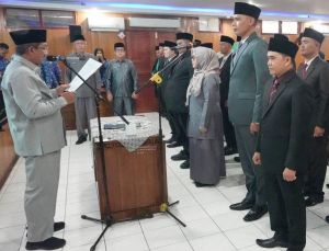 Bupati Anwar Sadat Lantik Puluhan Pejabat Penting di Lingkup Pemkab Tanjab Barat
