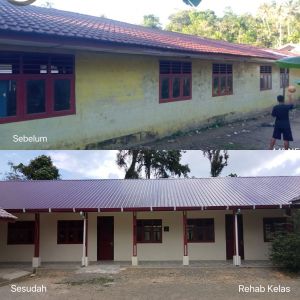 Guru di Nias : Dulu Kelas Bocor dan Panas, Kini Murid Belajar Lebih Nyaman