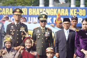 Danrem 042/Gapu Hadiri Upacara Hari Bhayangkara Ke-80, Perkuat Sinergitas TNI-Polri untuk Masyarakat