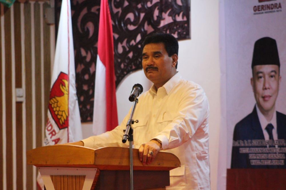 SAH Ingatkan Kader Gerindra Menjadi Solusi di Tengah Masyarakat, Bukan Sekadar Aktif Saat Pemilu