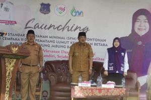 Perkuat Pelayanan, Bupati Tanjabbar Luncurkan Posyandu 6 SPM Percontohan di Betara