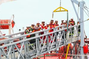 Siap Dukung Kegiatan Hulu Migas, Kapolda Jambi Kunjungi FSO 115 
