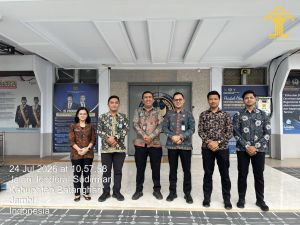 Perkuat Pelayanan Hukum, Kanwil Kemenkum Jambi Koordinasikan Layanan PPNS dan E-Grasi di Batang Hari