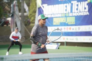 Tampil di Turnamen Tenis ATAPI XVI, Wamenkum RI Apresiasi Kesiapan UNJA