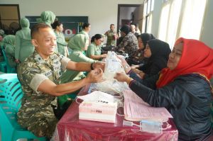 Peringati HUT ke-1 Kodam XX/TIB, Korem 042/GAPU Gelar Donor Darah di Makodim 0415/Jambi