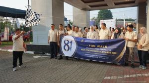 Bangun Semangat Kebersamaan, Kanwil Kemenkum Jambi Gelar Fun Walk Hari Pengayoman Ke-81