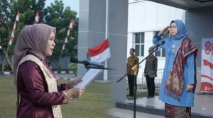 2 Pejabat Perempuan Ambil Peran Utama di Upacara HUT Ke-81 RI Kanwil Kemenkum Jambi