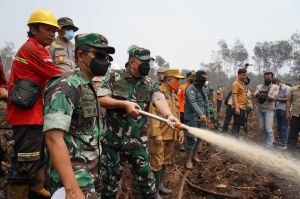 Danrem 042/Gapu : 1.776.56 HA Luasan Karhutla di Jambi, Hospot Melonjak Agustus hingga 3.156 Titik