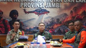 Pangdam XX/TIB Tinjau Posko Udara dan Darat, Pastikan Kesiapan Total Penanganan Karhutla Jambi