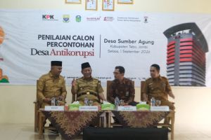 Pemprov Jambi Suport  10 Desa Diajukan Jadi Percontohan Anti Korupsi 