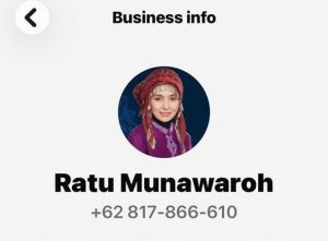 Hati-hati! Foto dan Nama Ratu Munawaroh Dicatut Diduga untuk Modus Penipuan WhatsApp 