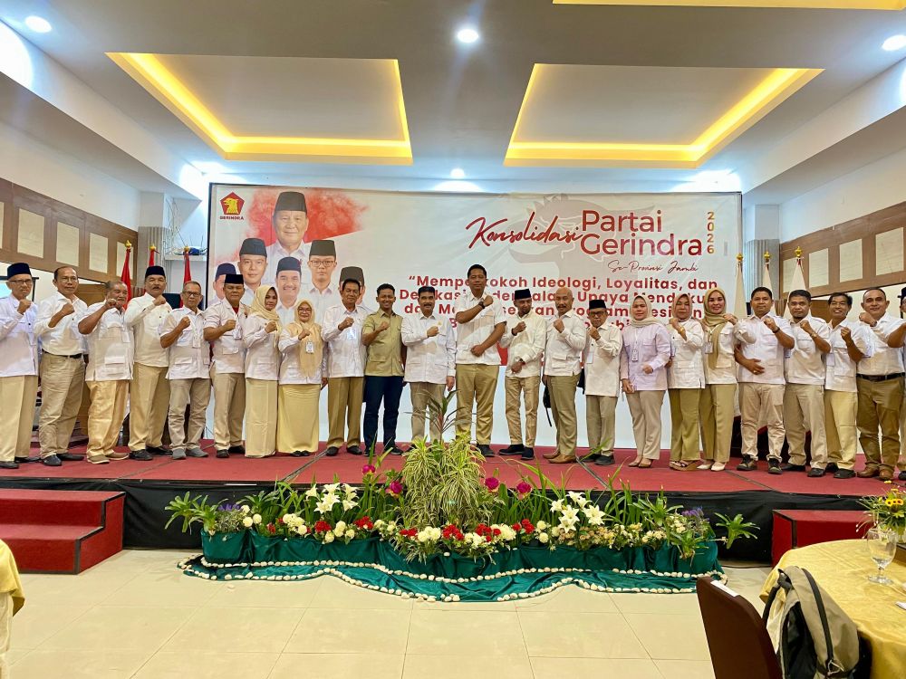 SAH dan Jejak Panjang Pengabdian Membesarkan Partai Gerindra Jambi