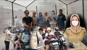 Cegah Dampak Kabut Asap, Dinkes Jambi Turun ke Jalan Bagikan 2.000 Masker & Buka Posko Kesehatan