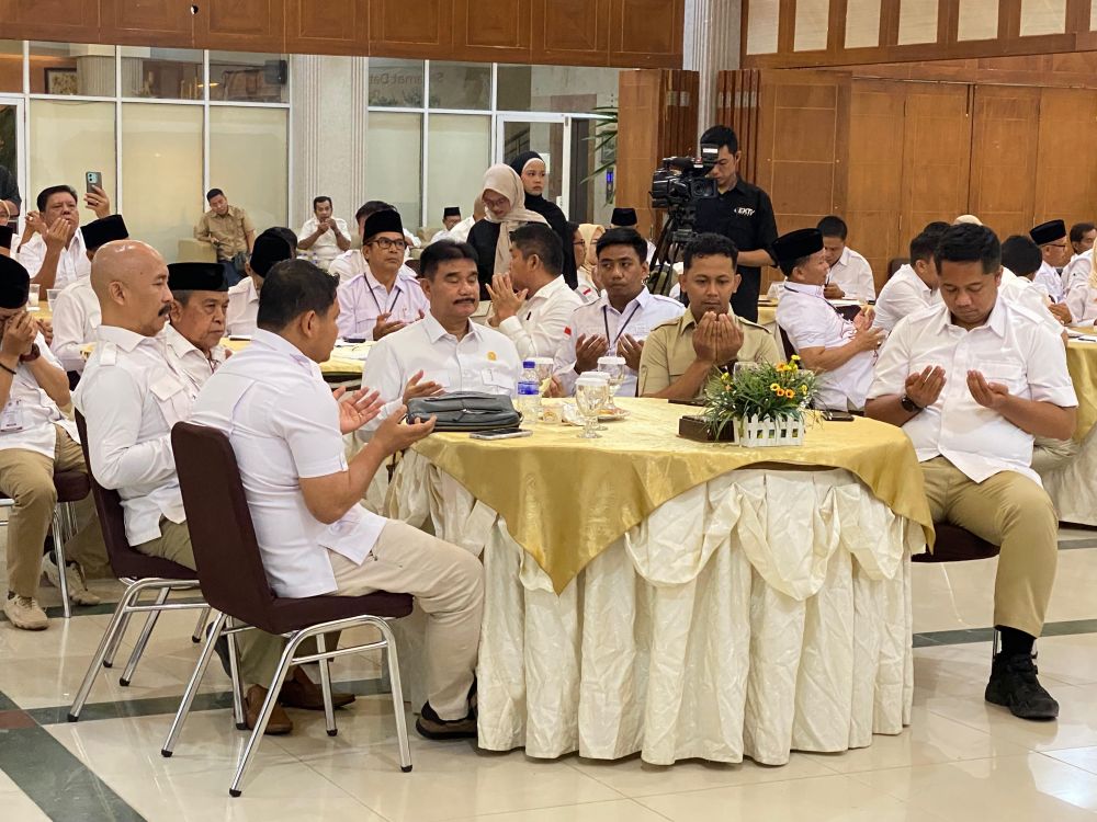 SAH Mohon Doa, Gerindra Jambi Siap Laksanakan Diklat Laskar Gerindra, Teguhkan Prabowo Dua Periode