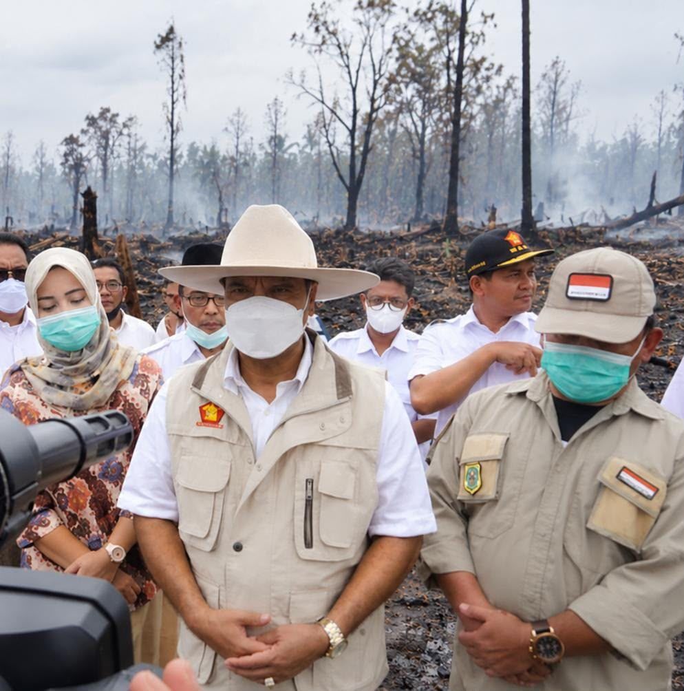 SAH Apresiasi Bantuan Presiden Prabowo untuk Penanggulangan Karhutla di Jambi